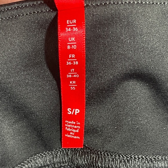 SPANX Leggings Small Black Grey Camo High Waist Activewear Athleisure 20185R - Picture 4 of 10